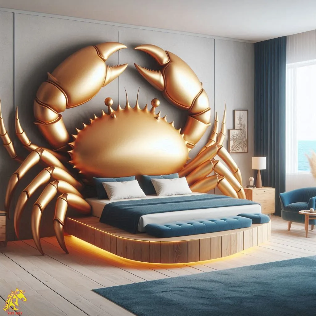 Crab Shaped Bed Design: A Must-Have for Crab Lovers!