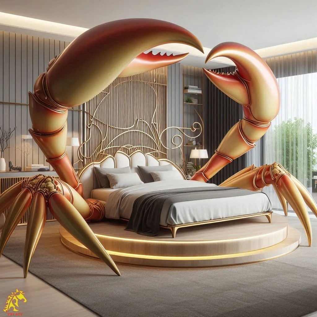 Crab Shaped Bed Design: A Must-Have for Crab Lovers!