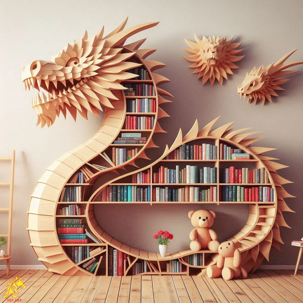 Dragon Bookshelf Designs: Unveiling My Fantasy Haven