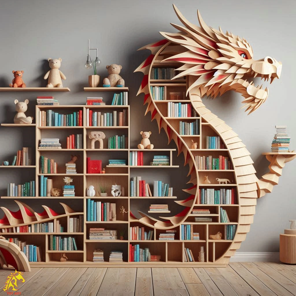 Dragon Bookshelf Designs: Unveiling My Fantasy Haven