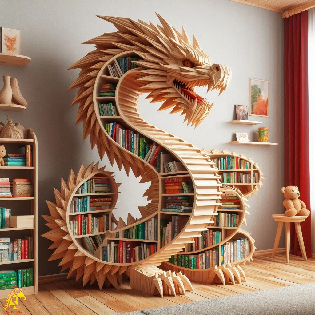 Dragon Bookshelf Designs: Unveiling My Fantasy Haven