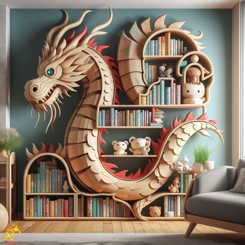 Dragon Bookshelf Designs: Unveiling My Fantasy Haven