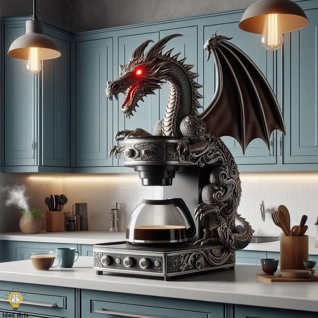 Revitalize your kitchen with the Dragon Coffee Maker Design