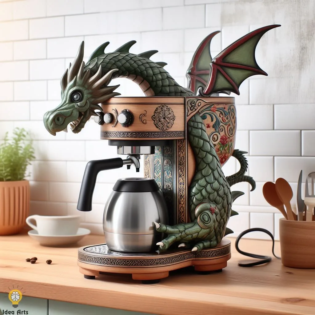 Revitalize your kitchen with the Dragon Coffee Maker Design