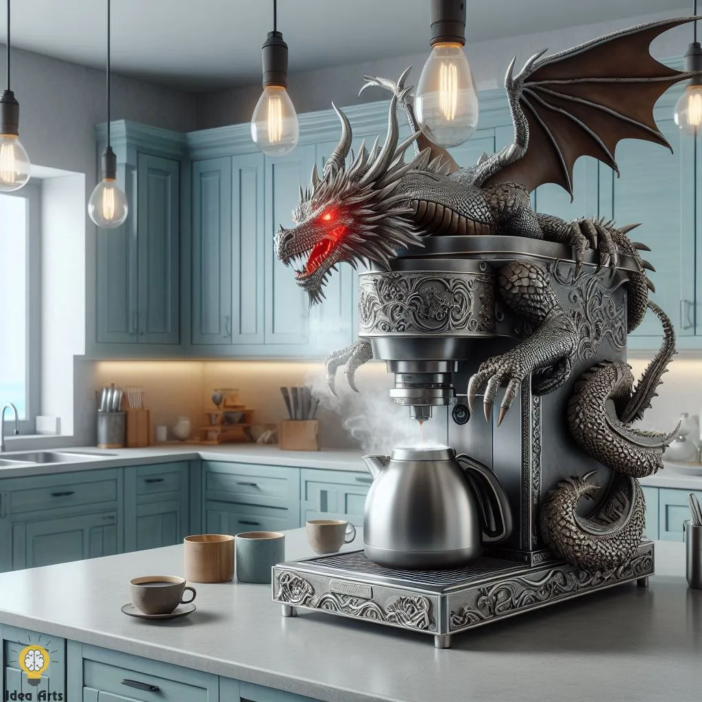 Revitalize your kitchen with the Dragon Coffee Maker Design