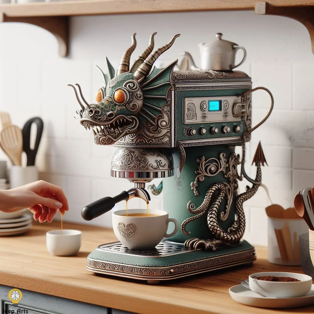 Revitalize your kitchen with the Dragon Coffee Maker Design