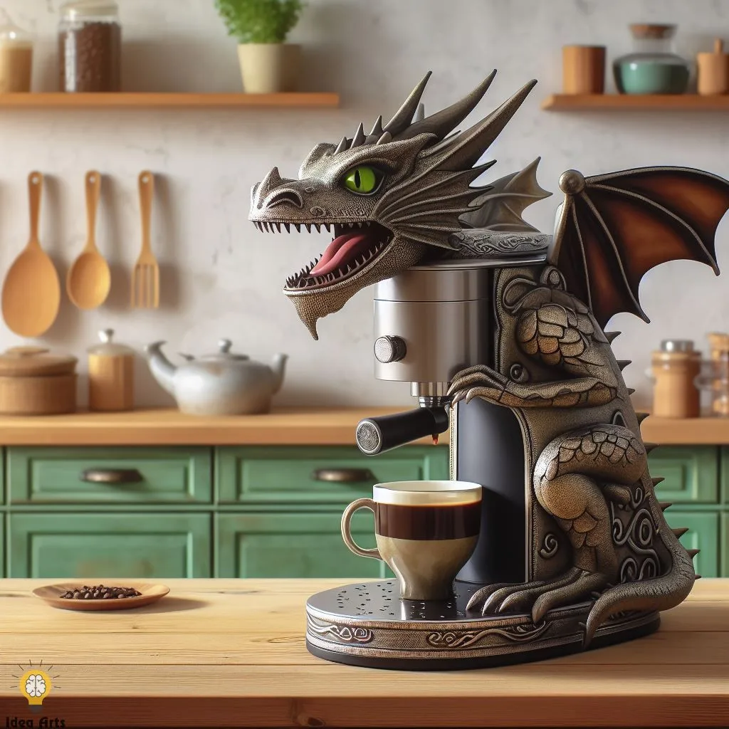 Revitalize your kitchen with the Dragon Coffee Maker Design