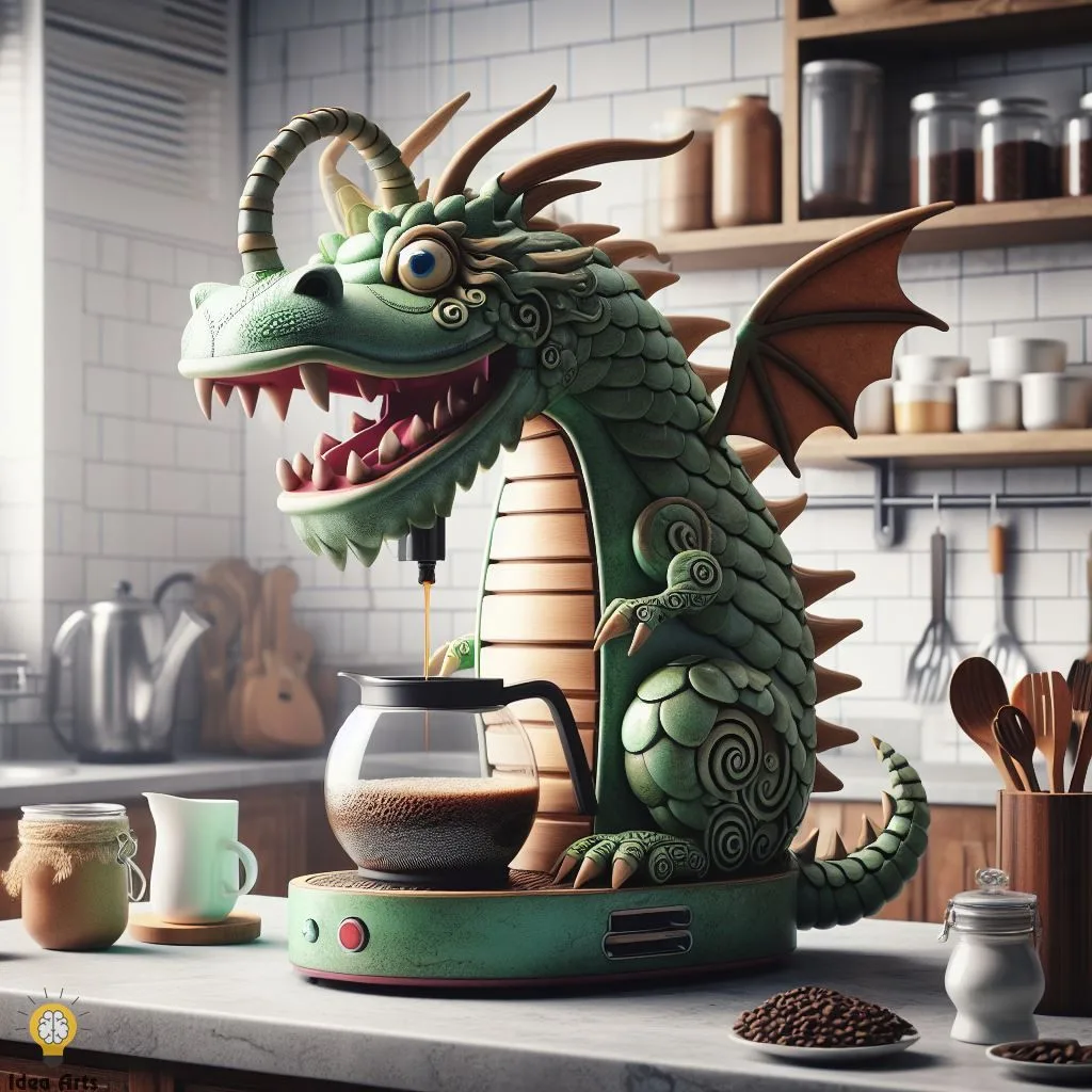 Revitalize your kitchen with the Dragon Coffee Maker Design