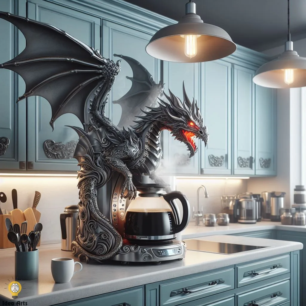 Revitalize your kitchen with the Dragon Coffee Maker Design