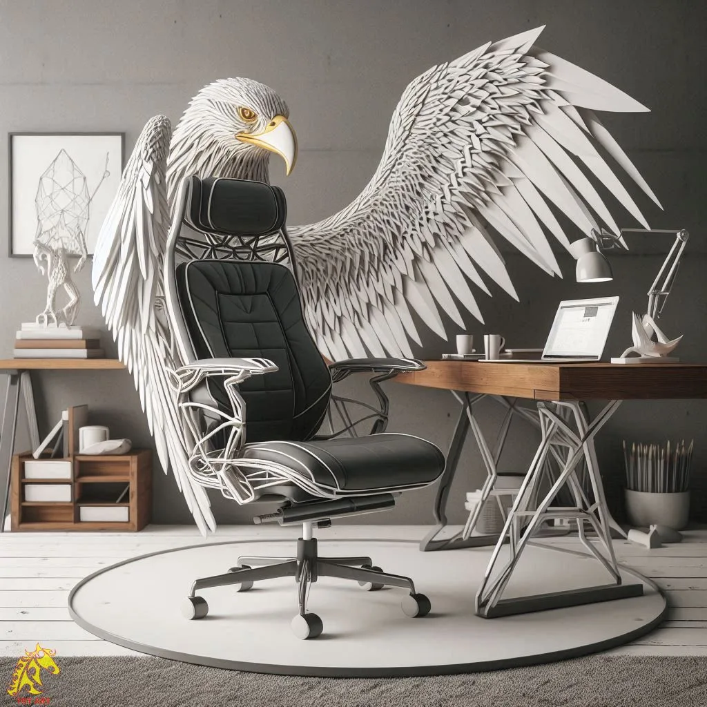 Eagle-Shaped Home Office Chair: Blending Artistry with Comfort