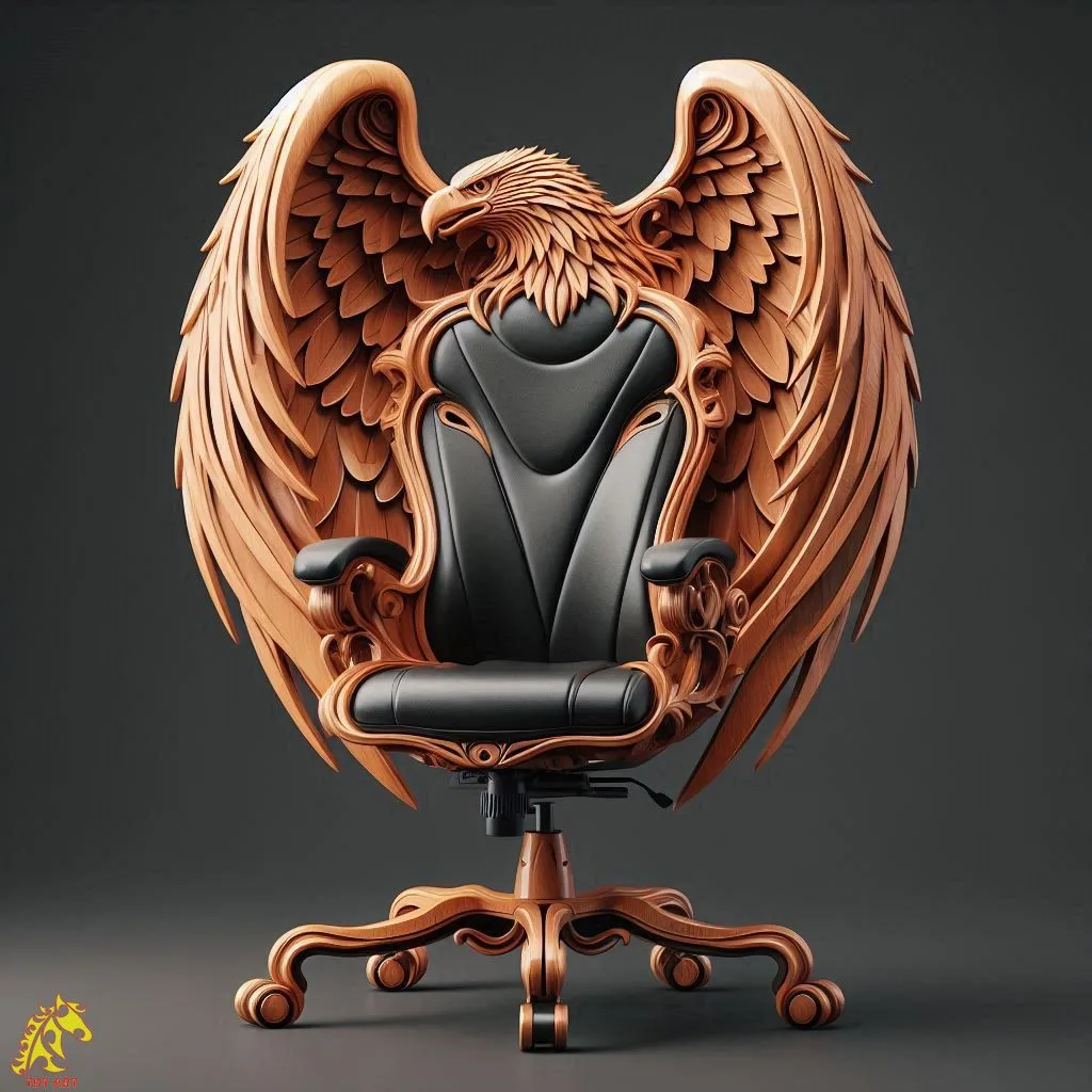 Eagle-Shaped Home Office Chair: Blending Artistry with Comfort