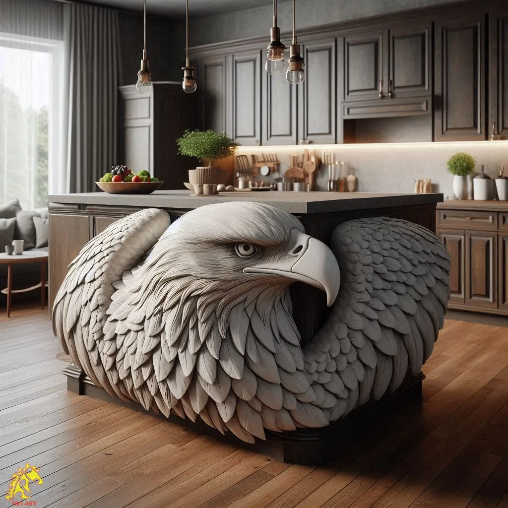 The Beauty and Functionality of Eagle-Shaped Kitchen Island Design