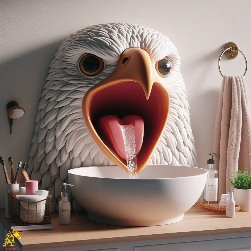 Eagle Shaped Sink Design: Elevate Your Bathroom with a Bold Statement Piece