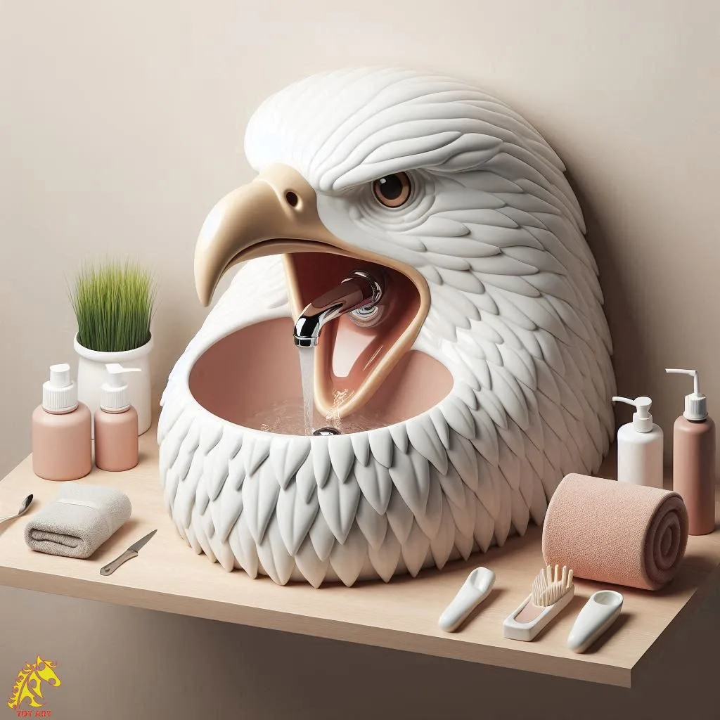 Eagle Shaped Sink Design: Elevate Your Bathroom with a Bold Statement Piece