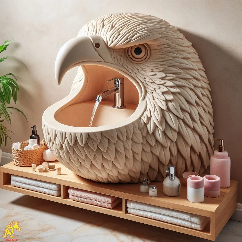 Eagle Shaped Sink Design: Elevate Your Bathroom with a Bold Statement Piece