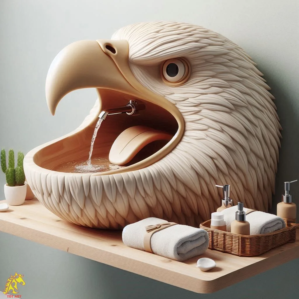 Eagle Shaped Sink Design: Elevate Your Bathroom with a Bold Statement Piece