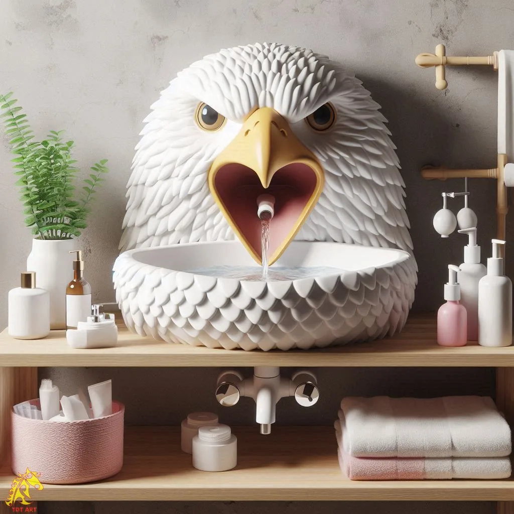 Eagle Shaped Sink Design: Elevate Your Bathroom with a Bold Statement Piece