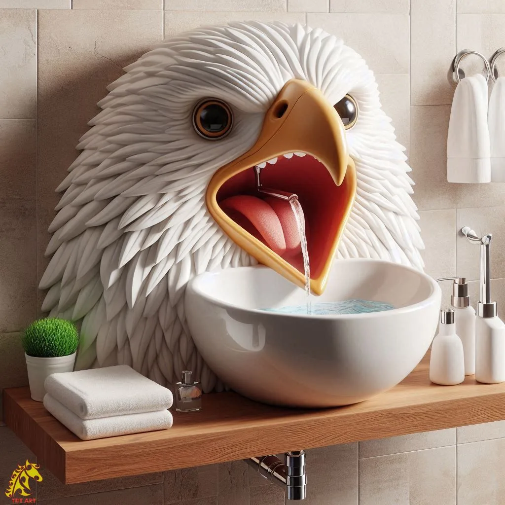 Eagle Shaped Sink Design: Elevate Your Bathroom with a Bold Statement Piece