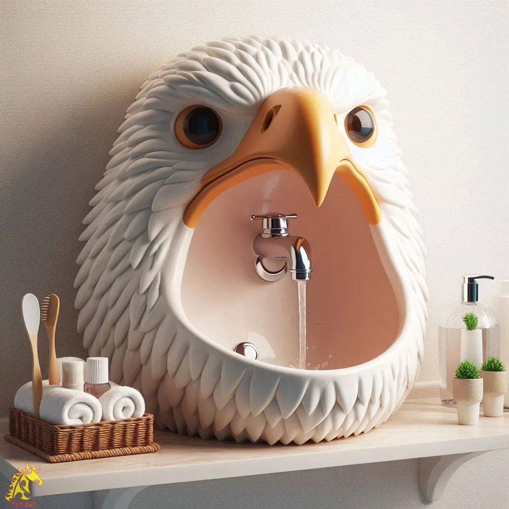 Eagle Shaped Sink Design: Elevate Your Bathroom with a Bold Statement Piece