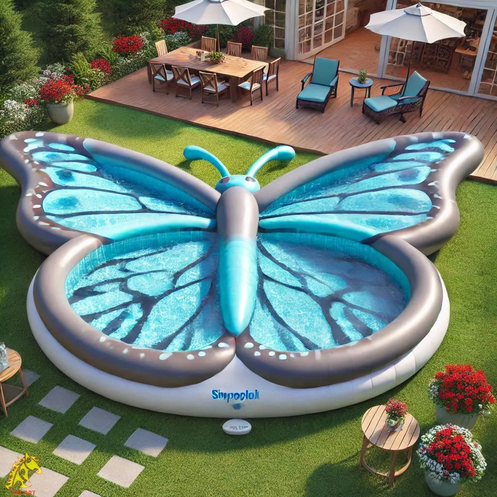 Giant Butterfly Inflatable Pool Design: A Spectacular Addition to Your Outdoor Space