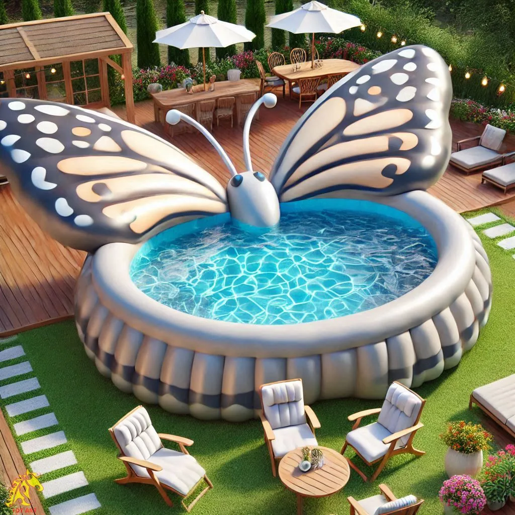 Giant Butterfly Inflatable Pool Design: A Spectacular Addition to Your Outdoor Space