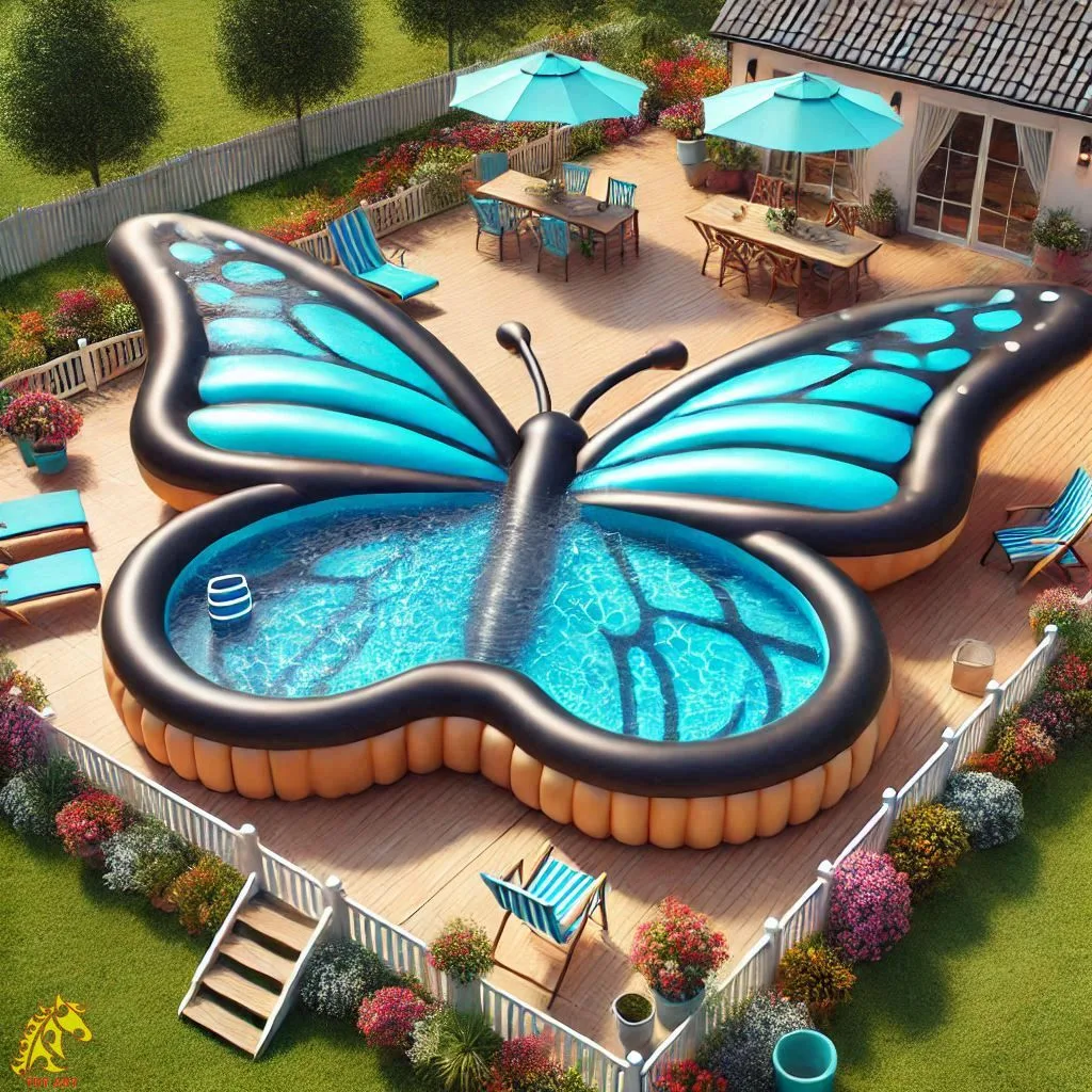 Giant Butterfly Inflatable Pool Design: A Spectacular Addition to Your Outdoor Space