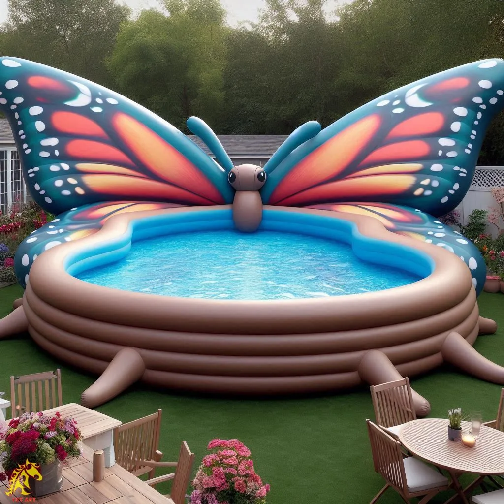 Giant Butterfly Inflatable Pool Design: A Spectacular Addition to Your Outdoor Space