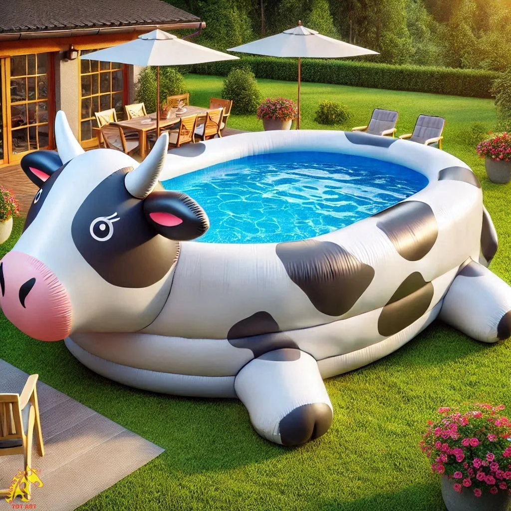 Giant Cow Inflatable Pool Design: A Unique and Fun Addition to Your Summer