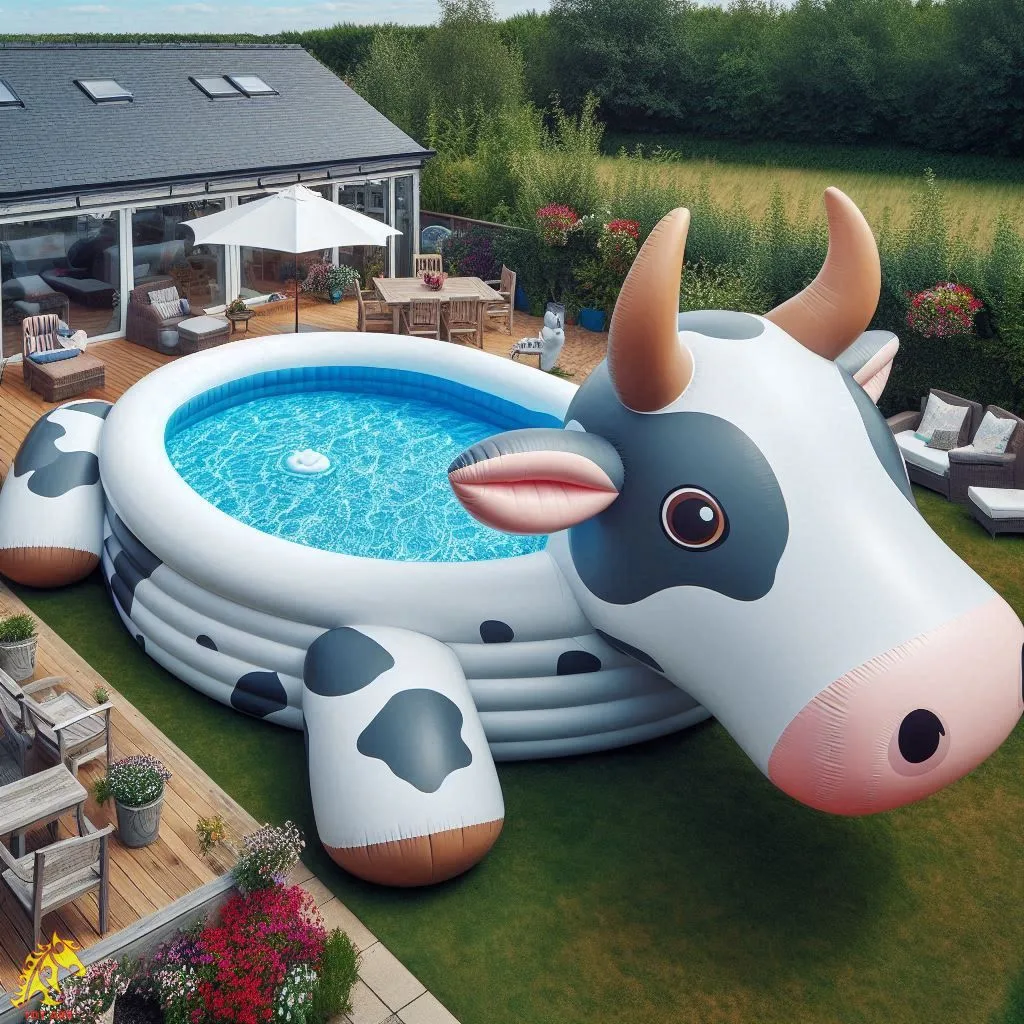 Giant Cow Inflatable Pool Design: A Unique and Fun Addition to Your Summer