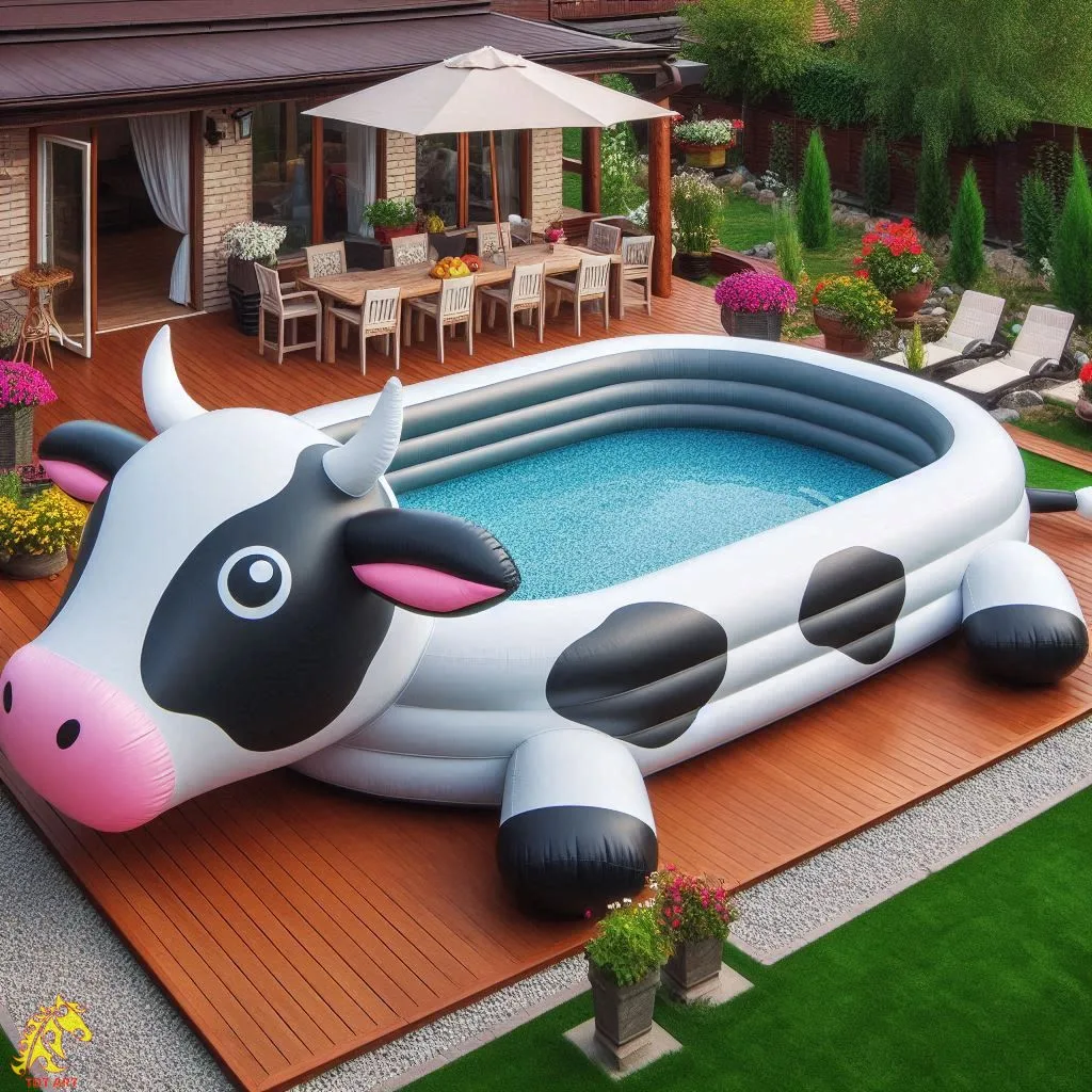 Giant Cow Inflatable Pool Design: A Unique and Fun Addition to Your Summer