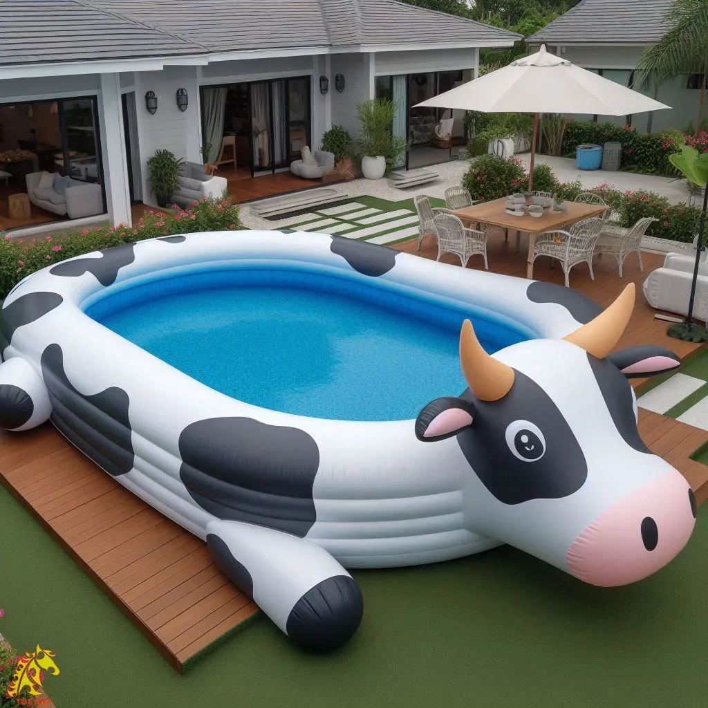 Giant Cow Inflatable Pool Design: A Unique and Fun Addition to Your Summer