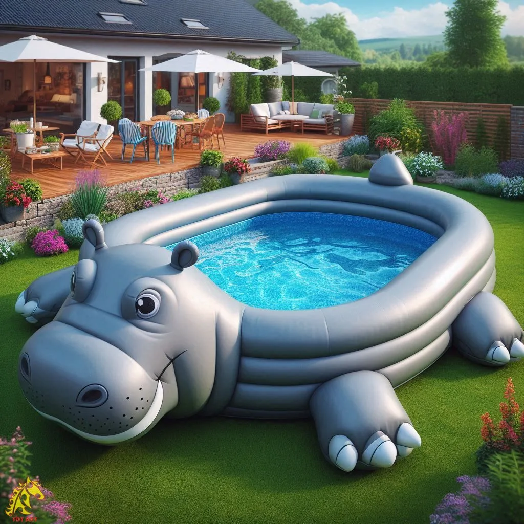 Giant Hippo Inflatable Pool Design: A Fun and Functional Addition to Your Backyard