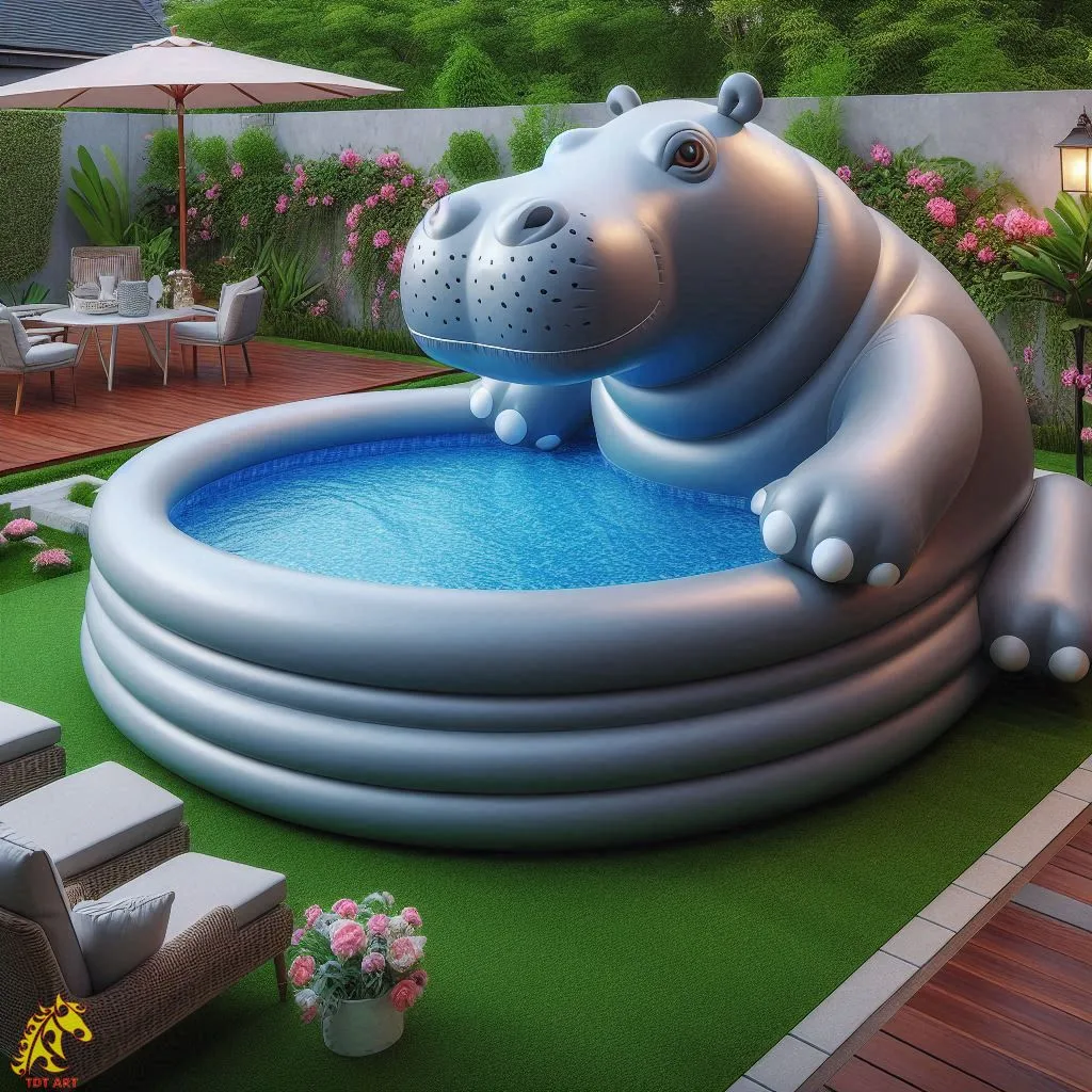 Giant Hippo Inflatable Pool Design: A Fun and Functional Addition to Your Backyard