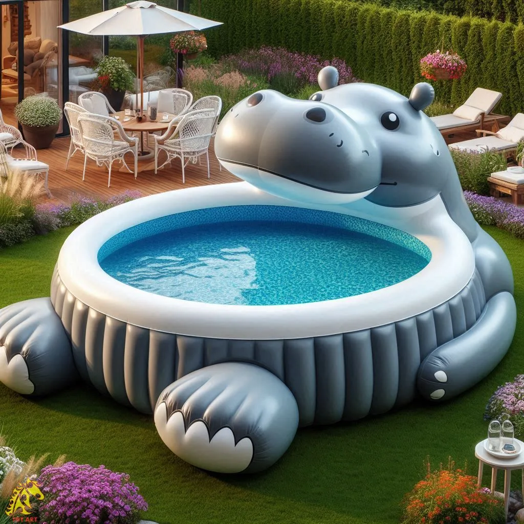 Giant Hippo Inflatable Pool Design: A Fun and Functional Addition to Your Backyard