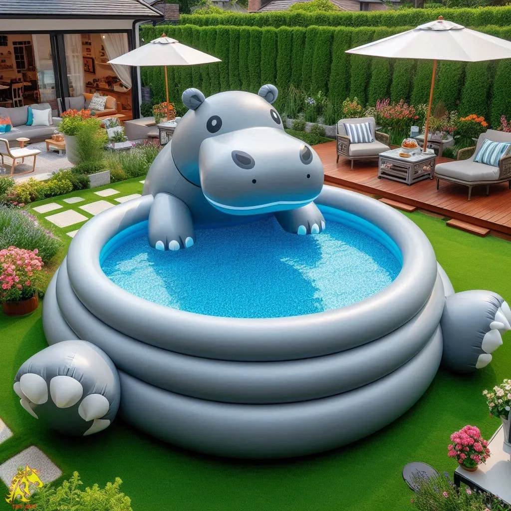 Giant Hippo Inflatable Pool Design: A Fun and Functional Addition to Your Backyard