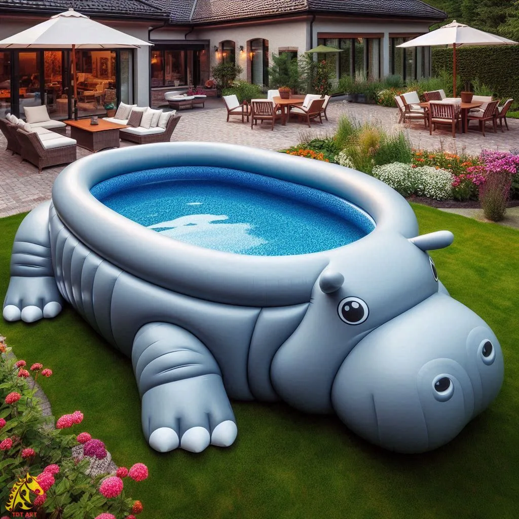 Giant Hippo Inflatable Pool Design: A Fun and Functional Addition to Your Backyard