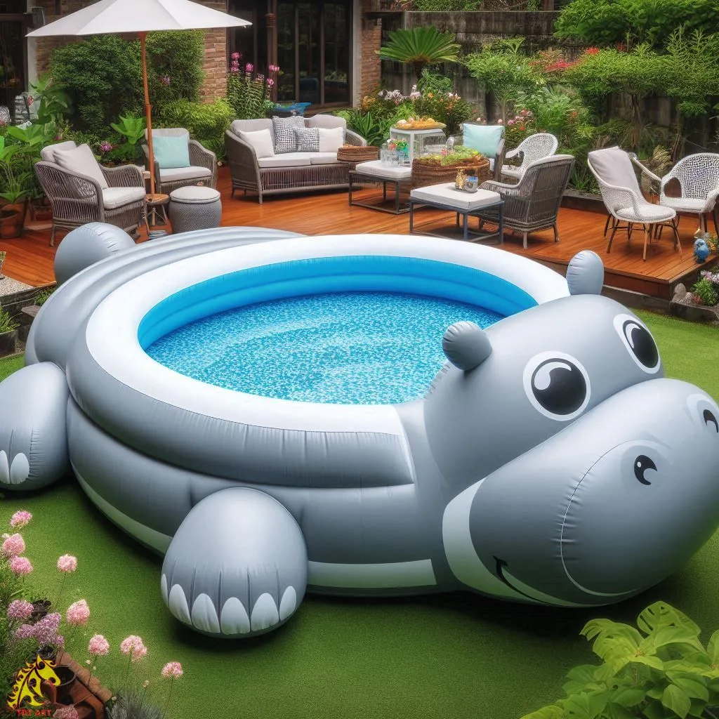 Giant Hippo Inflatable Pool Design: A Fun and Functional Addition to Your Backyard