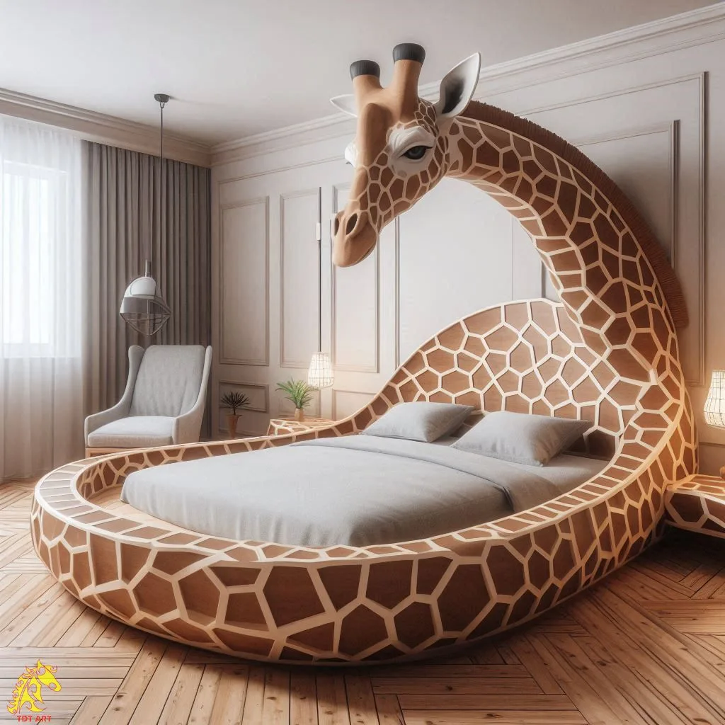 Giraffe Shaped Bed Design: A Whimsical Addition to Your Home