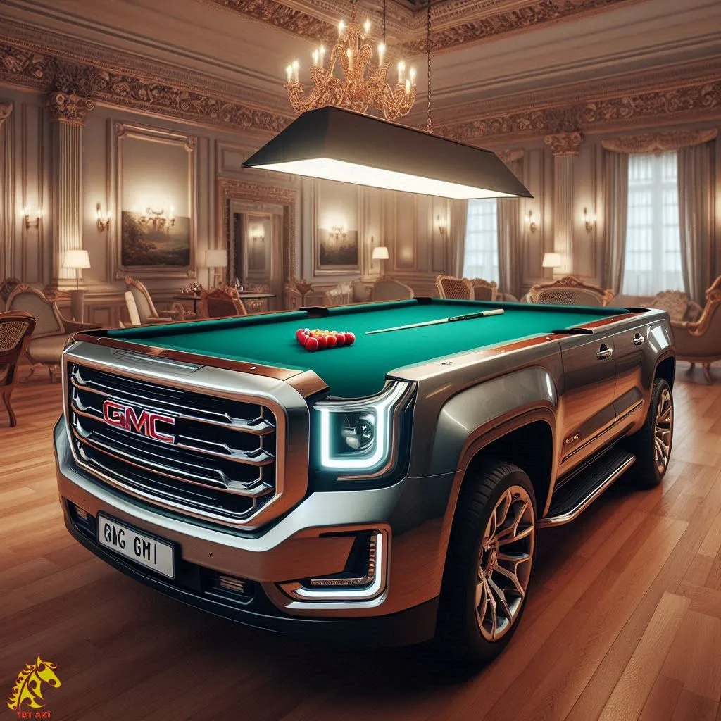 GMC Inspired Pool Table Design: Elevate Your Billiards Game