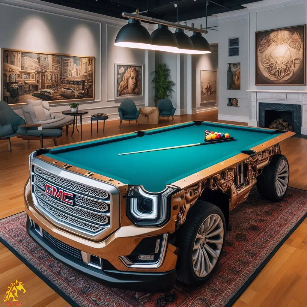 GMC Inspired Pool Table Design: Elevate Your Billiards Game