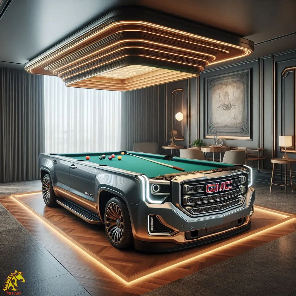 GMC Inspired Pool Table Design: Elevate Your Billiards Game