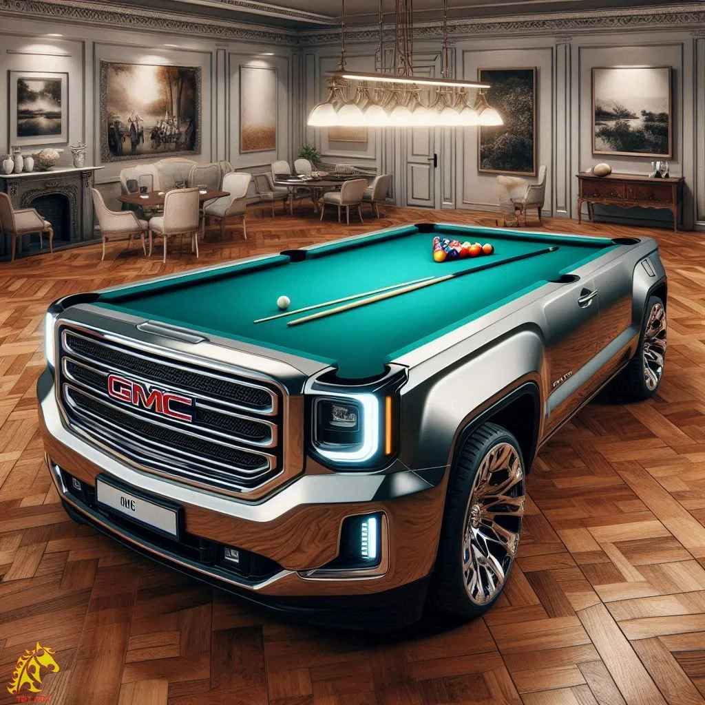 GMC Inspired Pool Table Design: Elevate Your Billiards Game