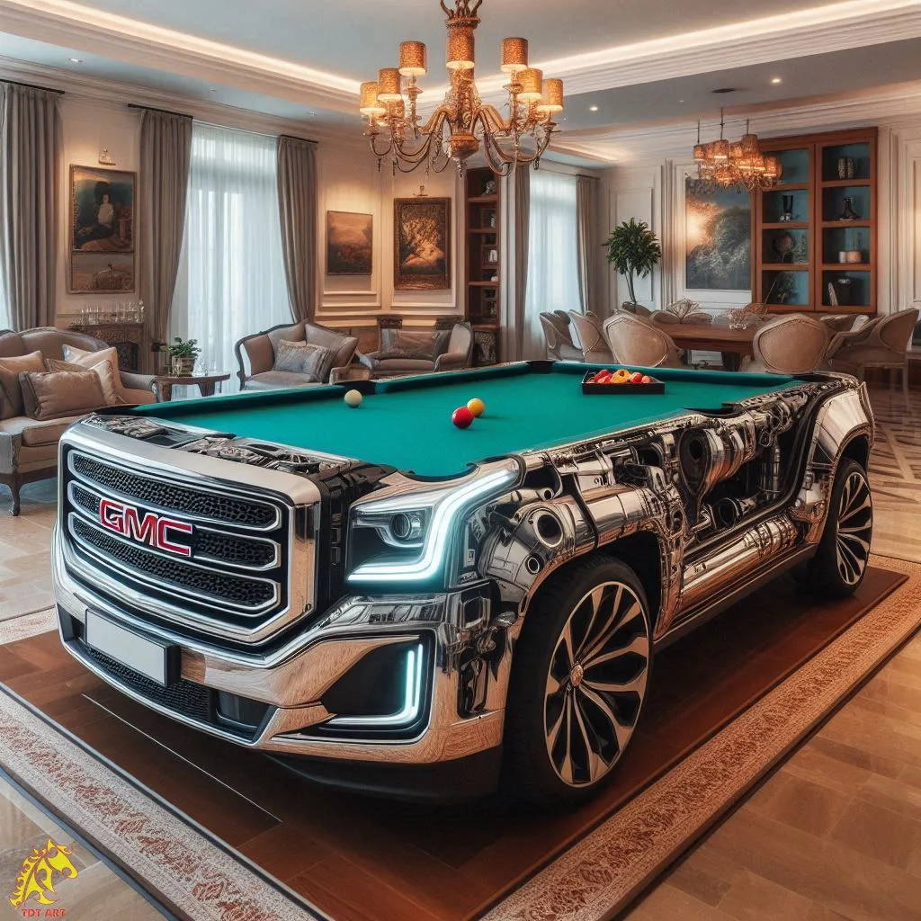 GMC Inspired Pool Table Design: Elevate Your Billiards Game