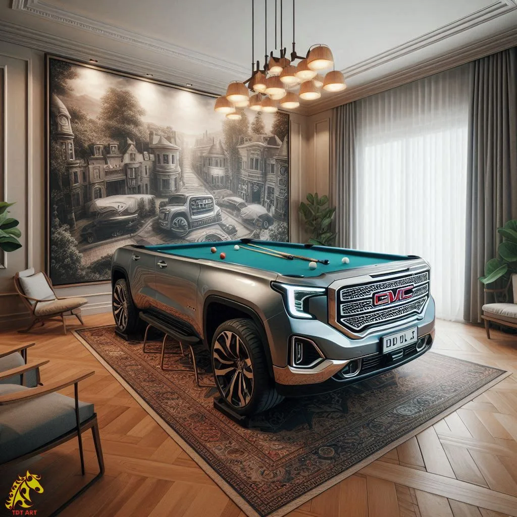 GMC Inspired Pool Table Design: Elevate Your Billiards Game