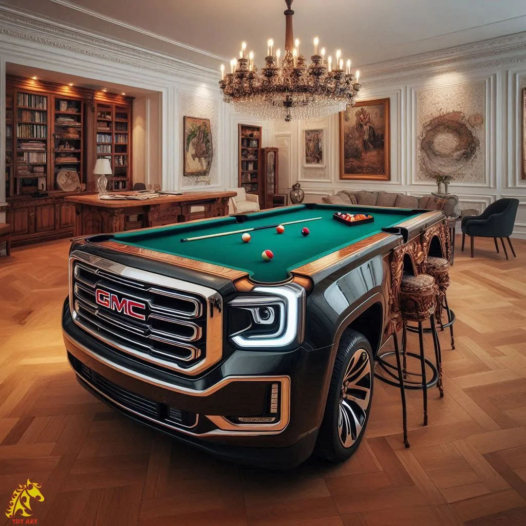 GMC Inspired Pool Table Design: Elevate Your Billiards Game