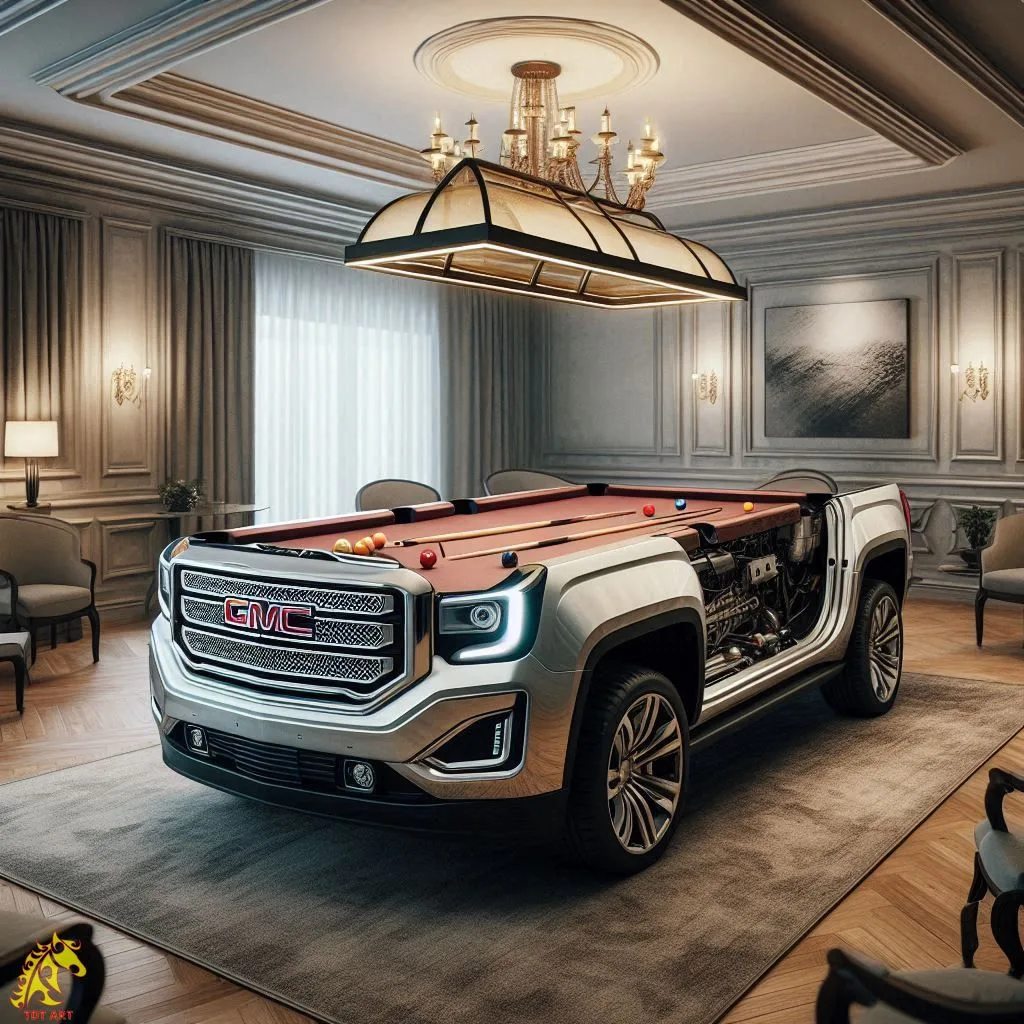 GMC Inspired Pool Table Design: Elevate Your Billiards Game