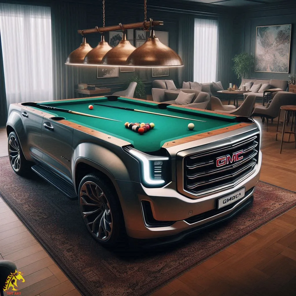 GMC Inspired Pool Table Design: Elevate Your Billiards Game