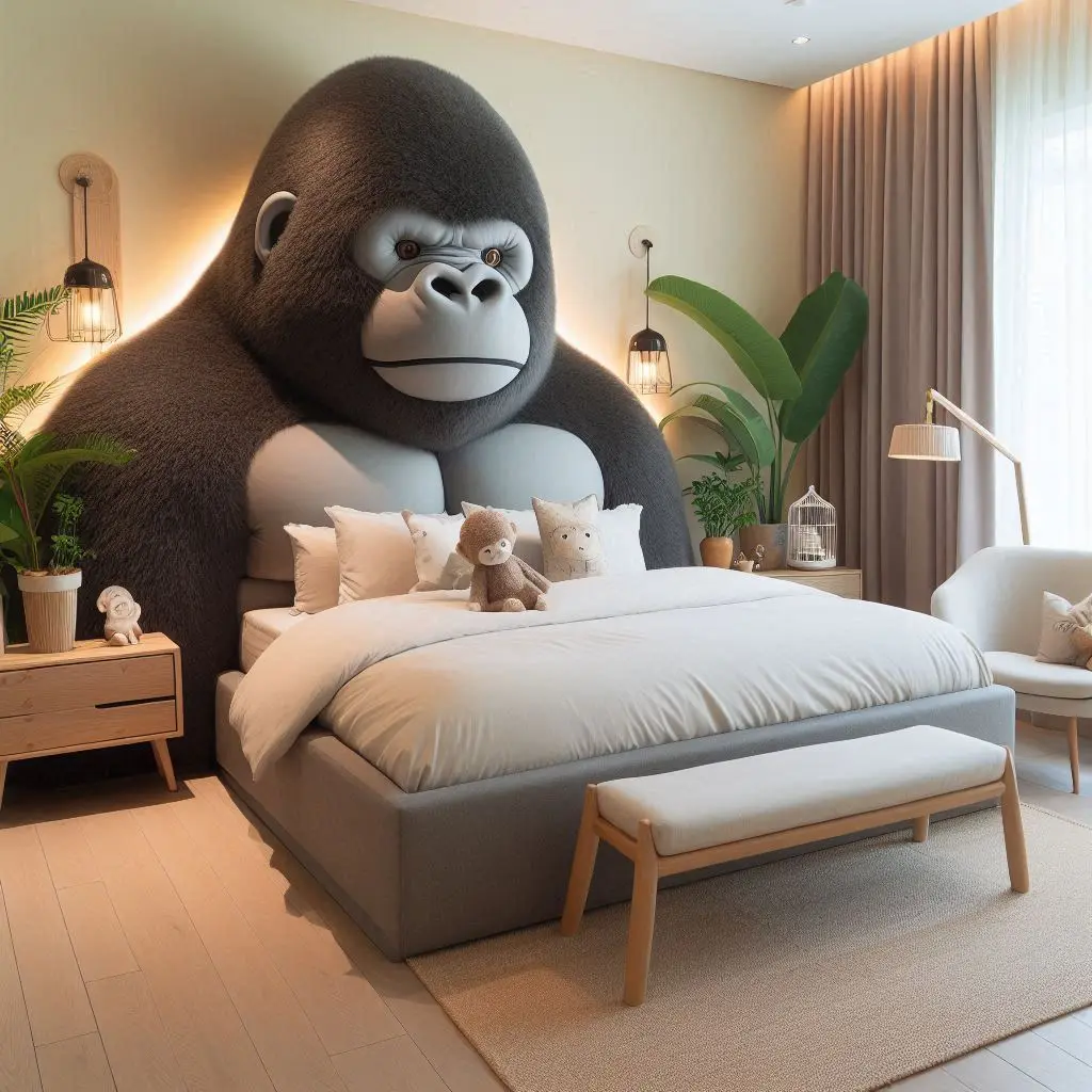 Discover the Magic of a Gorilla-Shaped Bed