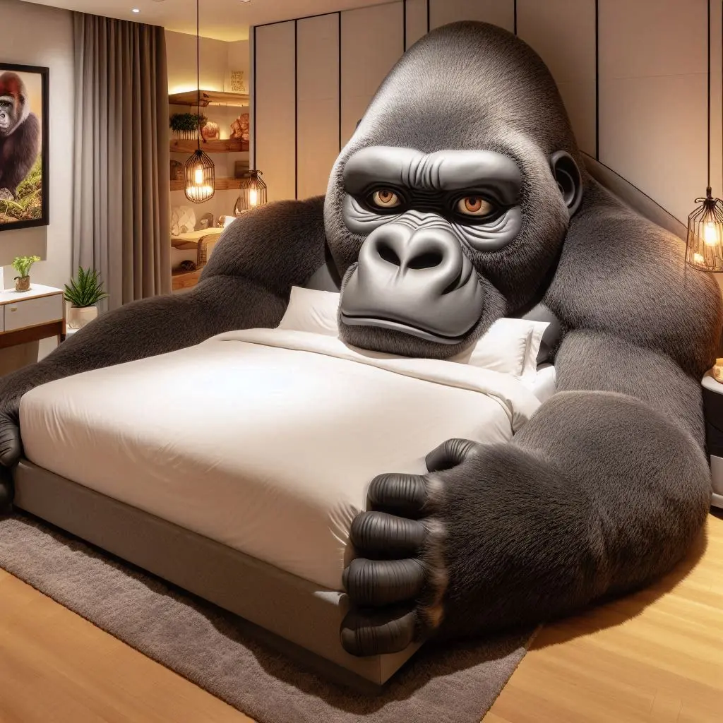 Discover the Magic of a Gorilla-Shaped Bed