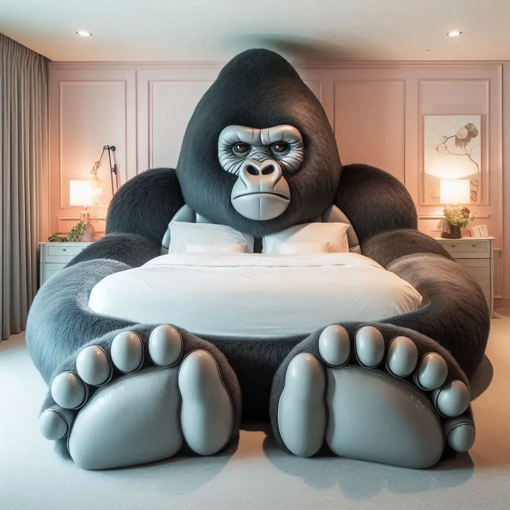 Discover the Magic of a Gorilla-Shaped Bed